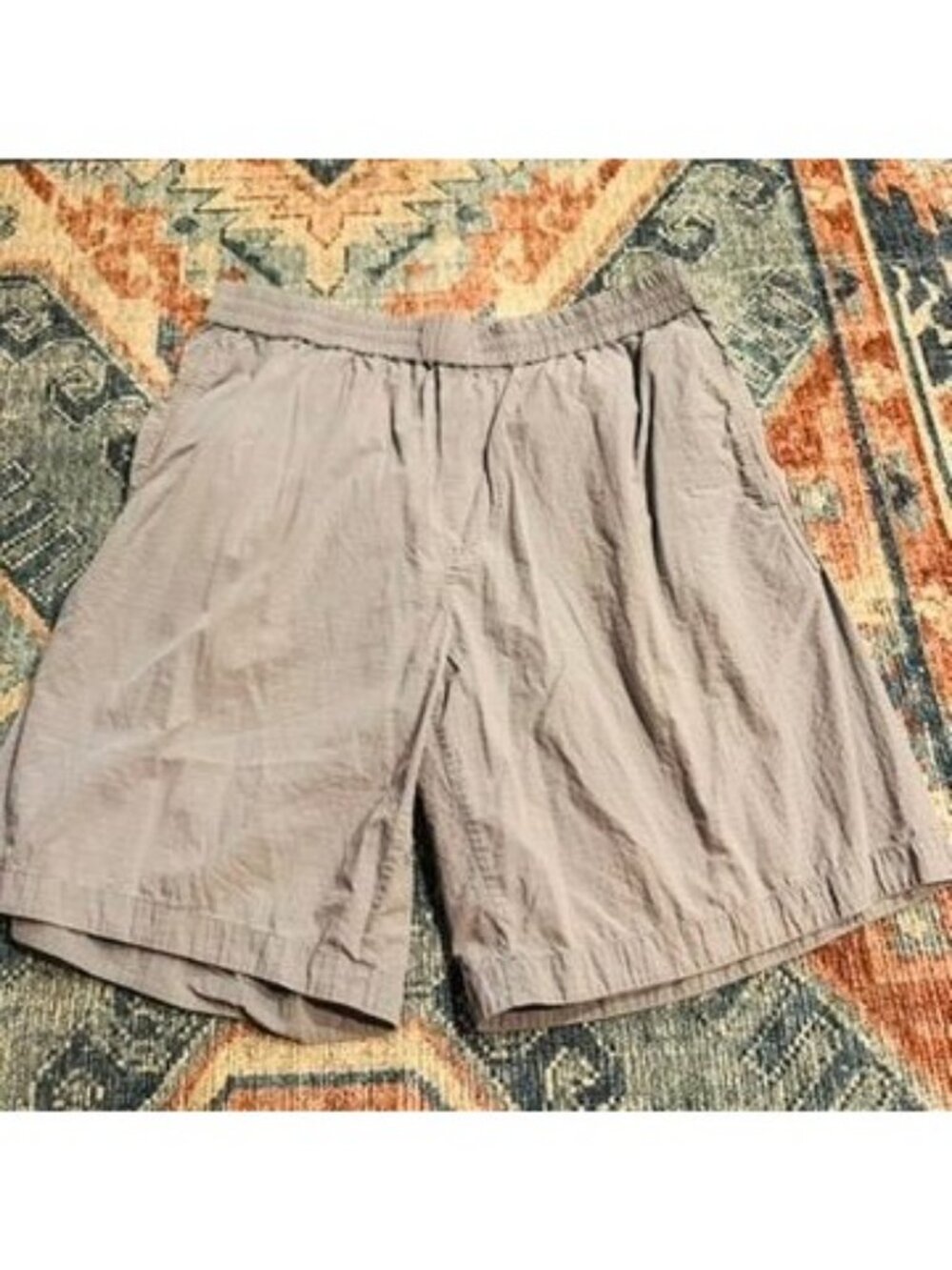 COS Mens Gray Lightweight Elastic Waist Shorts Size M